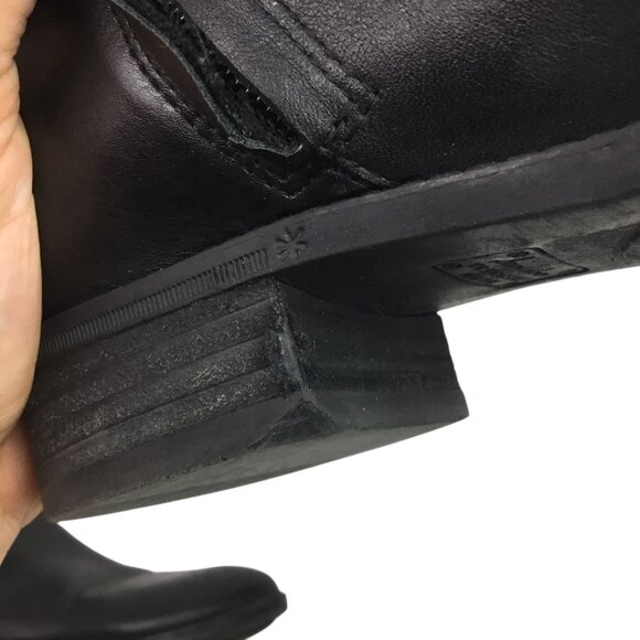 Sam Edelman Pam Over-The-Knee Black Leather Textile Boots Womens 8M - Picture 14 of 16